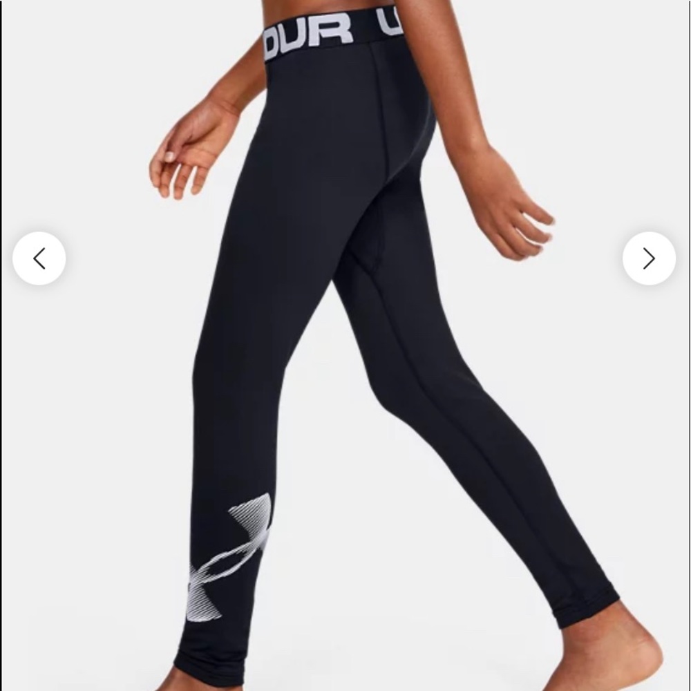 Boys YXL Under Armour coldgear leggings in excellent condition